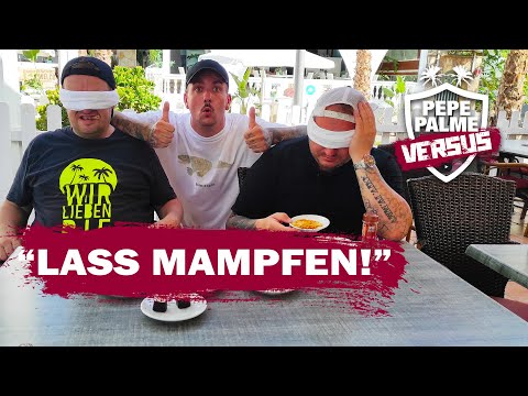 Pepe Palme Versus - Essen erraten mit verbundenen Augen