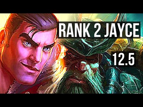 JAYCE vs GANGPLANK (TOP) (DEFEAT) | Rank 2 Jayce, 6 solo kills, 900K mastery | TR Grandmaster | 12.5