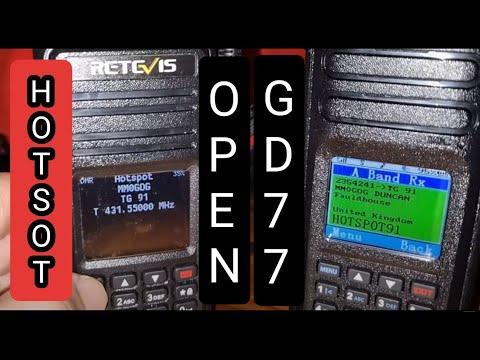 OPENGD77 - RT3S Hotspot Mode Blue DV