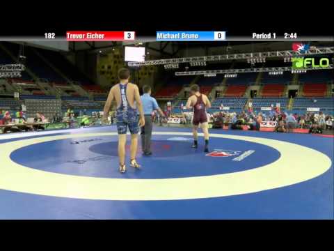 Cadet 182 - Trevor Eicher (Washington) vs. Michael Bruno (Illinois)