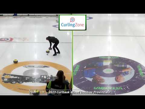 Hoag/Bryden vs Kennedy/Field - DRAW 1 SHEET D - 2023 CurlSask Mixed Doubles Provincials