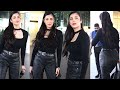 Gorgeous Shruti Haasan Looking Stunning In Complete Black Outfit Snapped By Media
