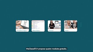 Plateforme gratuite pour réussir en maths au lycée l MaClasseTI.fr