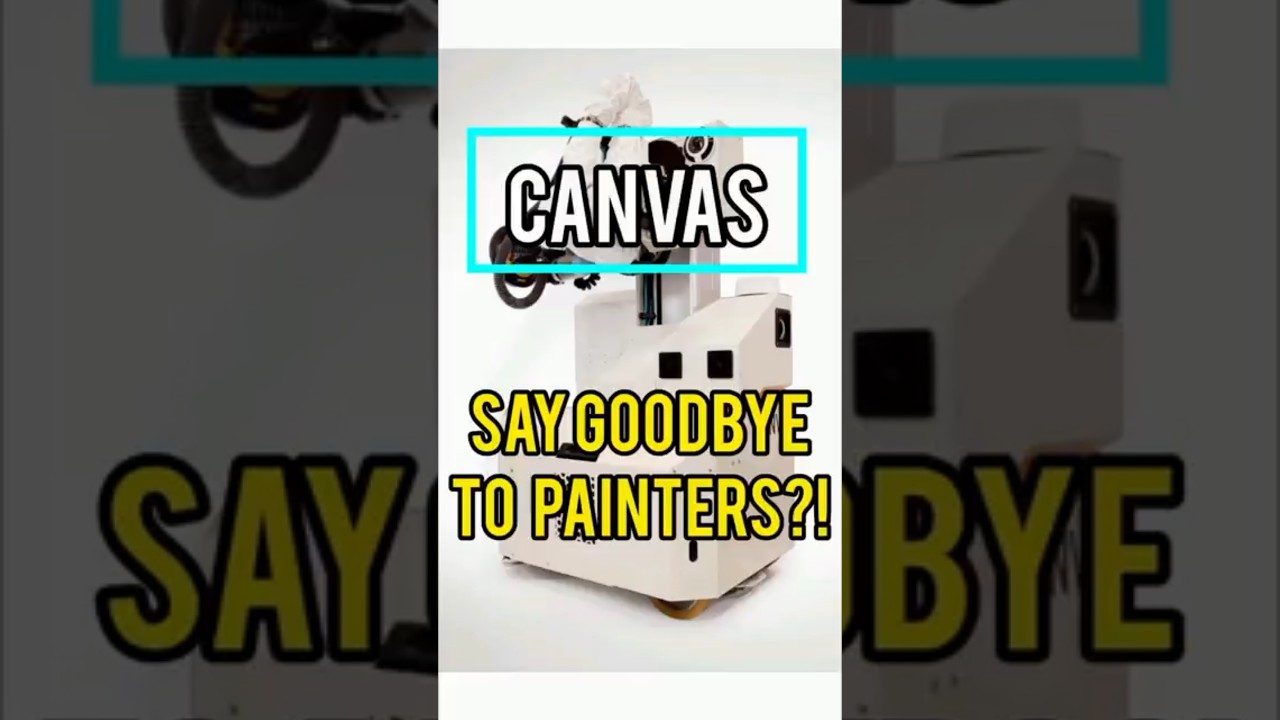 Meet Canvas, the AI-POWERED robot that’s revolutionizing wall finishing !!🔥