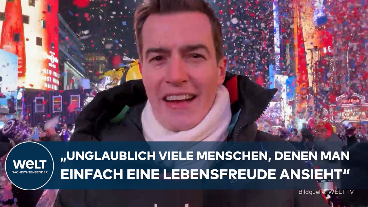 FEUERWERK DER EMOTIONEN: Hunderttausende jubeln – USA feiern Rekord-Silvester in New York