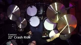 Video thumbnail for Dream Cymbals - 22" Contact Crash Ride by Dream Cymbals and Gongs