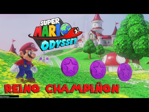 Las 100 MONEDAS MORADAS del REINO CHAMPIÑÓN - Super Mario Odyssey