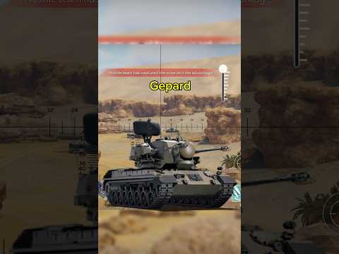 Gepard in Warthunder Mobile #warthunder #warthundermobile #wtm #warthundergameplay