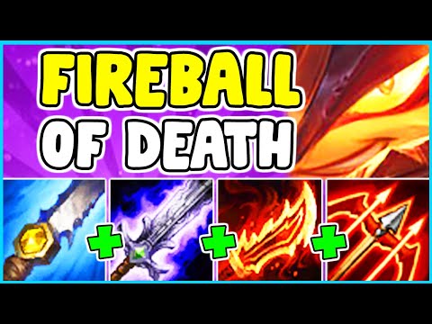 *NEW SKIN* INFERNAL KENNEN SPOTLIGHT! FULL AD ON-HIT ATTACK SPEED BUILD JUNGLE - League Of Legends