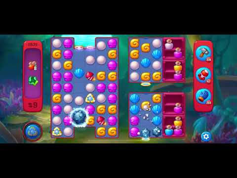 Fishdom Hard level 11525 no boosters フィッシュダム ハード