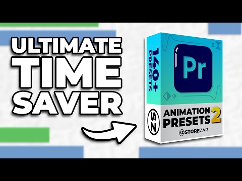 Animating in Premiere Pro is EASY with the Animation 2 Preset Pack – By Finzar