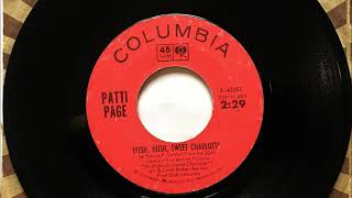 Hush Hush Sweet Charlotte , Patti Page , 1965