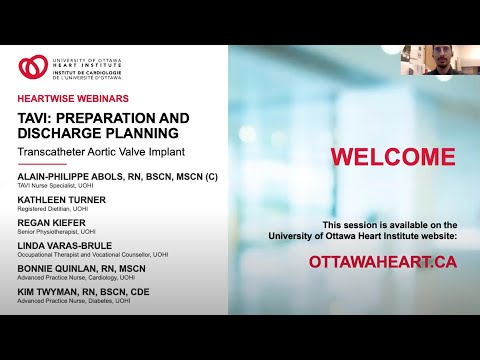 HeartWise Webinar: TAVI Preparation and Discharge Planning