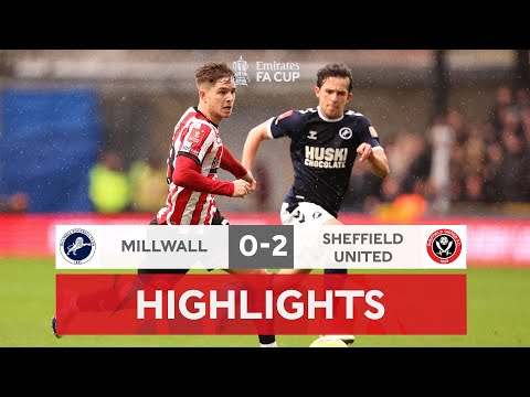 Jebbison & Bogle Fire The Blades Through | Millwall 0-2 Sheffield United | Emirates FA Cup 2022-23