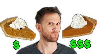 Is Pumpkin Pie Really Better with EXPENSIVE Ingredients?