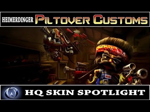 League of Legends: Piltover Customs Heimerdinger (HQ Skin Spotlight) [2013 Rework]