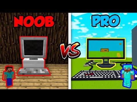 Minecraft NOOB vs. PRO: COMPUTER in Minecraft! Video
