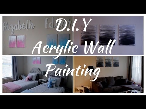 D.I.Y ACRYLIC WALL PAINTING