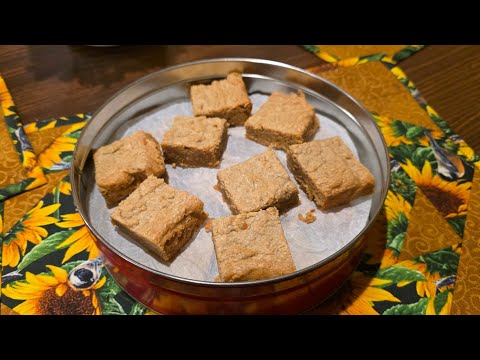 🥜 How to make Peanut Butter Blondies! - Deliciously Decadent! 🥜