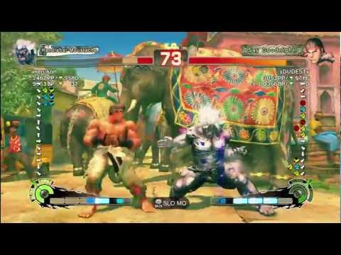 SSF4AE Ver. 2012 XBL - merukon (ON) vs. xDUDE51x (RY)