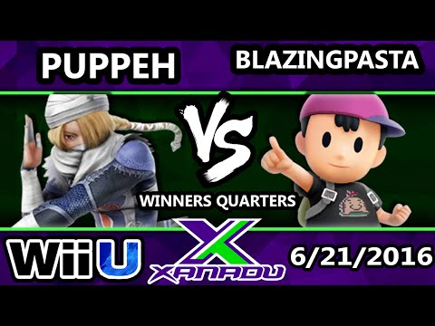 S@X 155 - BlazingPasta (Peach) Vs. Puppeh (Sheik) SSB4 Winners Quarters - Smash Wii U - Smash 4