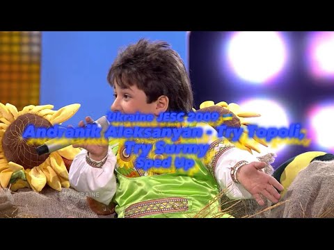 Ukraine JESC 2009 🇺🇦 || Andranik Aleksanyan - Try Topoli, Try Surmy || Sped Up Version