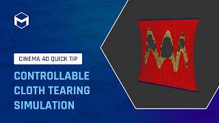 #C4D小贴士230：Cinema 4D 中的可控布料撕裂模拟