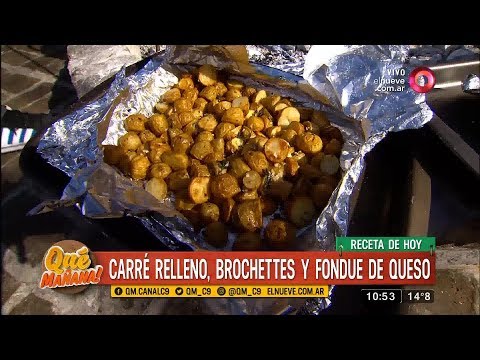 Receta de papas envueltas en aluminio