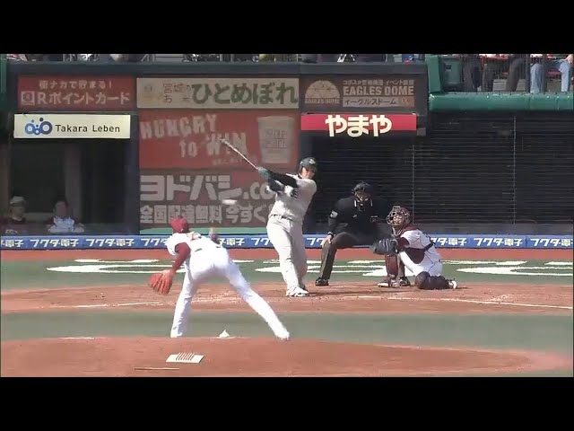 【3回表】バファローズ・T-岡田が勝ち越しタイムリー!! 2015/4/12 E-Bs