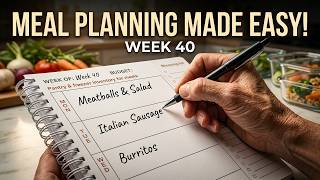 Meal Planning Monday | Week 40