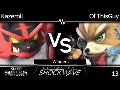USW 13 - Kazeroli (Incineroar) vs Ol'ThisGuy (Fox) Winners - SSBU