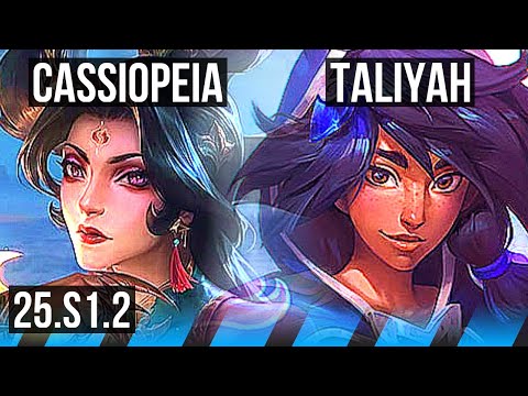 CASSIOPEIA vs TALIYAH (MID) | Legendary | KR Master | 25.S1.2