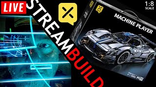 🔴 Building ToylinX Pagani Huyara (88806) Machine Player 1/8 Scale Supercar Live!