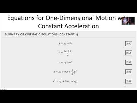 Week 2 PHY 221 - Kinematic Equation Example