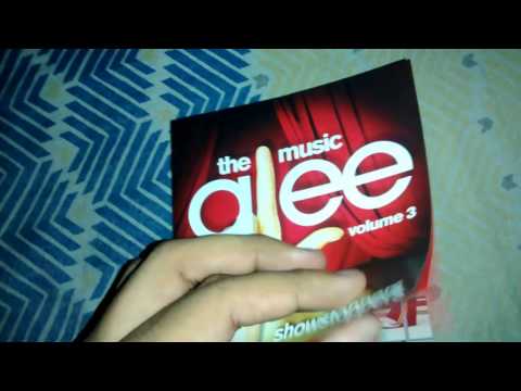 Unboxing CD Glee: The Music, Volume 3 - Showstoppers (Standard Edition)