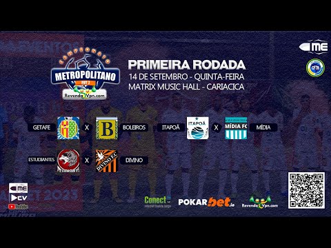 1ª RODADA CAMPEONATO METROPOLITANDO REVENDA VPN 2023 - DIA 01