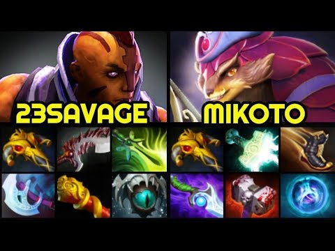 23SAVAGE vs MIKOTO — Anti Mage vs Pangolier SEA Top Rank Battle Dota 2