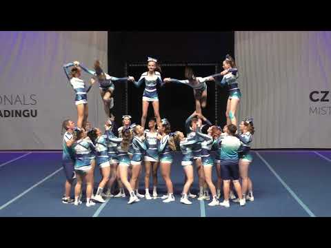MCR 2023 Sharks cheerleaders Sharks Stars [Team Cheer Senior L3 Median Coed]