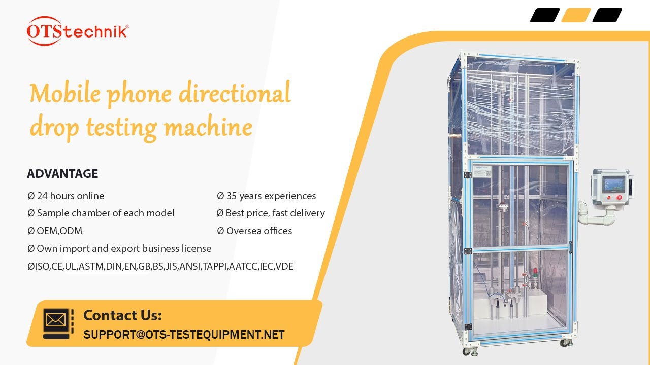 Mobile phone directional drop testing machine/Directional Drop Tester Operate Video