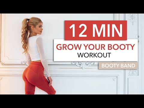12 MIN GROW YOUR BOOTY - not your thighs / Booty Activation, no squats, knee friendly I Pamela Reif
