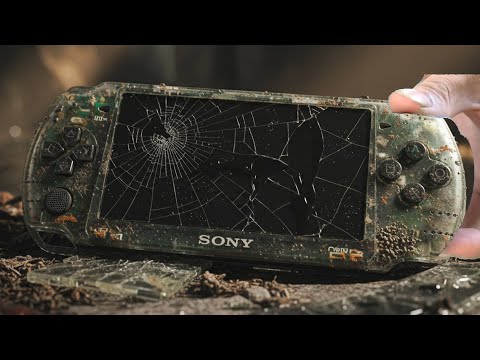 Sony PSP handheld game console restoration for broken or damaged electronic devices.