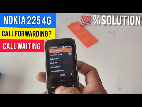 Nokia 225 4G Call forwarding & Call waiting ?