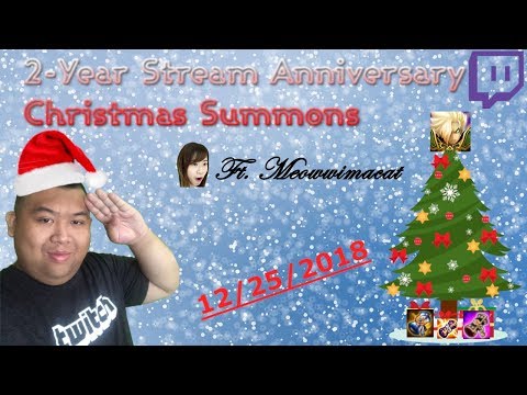 [Summoners War] 2 Years on Twitch!! Christmas 2018 MASS SUMMONS!!! CRAP LOAD OF SUMMONS!!!!!