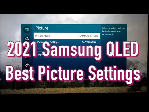 Samsung 2021 Best Picture Settings QN95A and all Samsung QLED Models