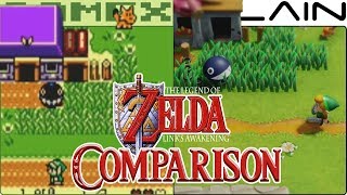 Zelda: Link's Awakening Graphics Comparison (Nintendo Switch vs Game Boy)
