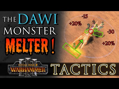 Dwarf MONSTER MELTER! - Total War Tactics: Warhammer 3