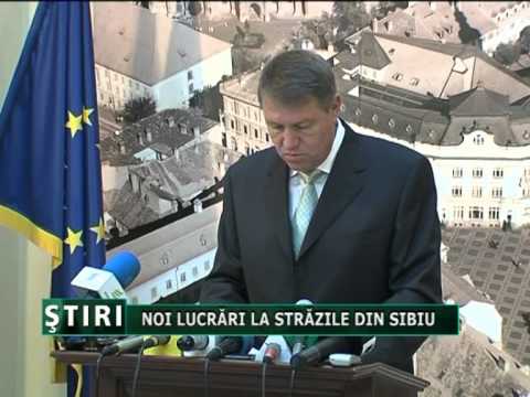 Noi lucrari la strazile din Sibiu.mpg