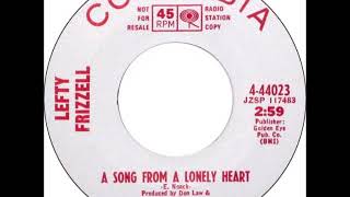 Lefty Frizzell - A Song From A Lonely Heart