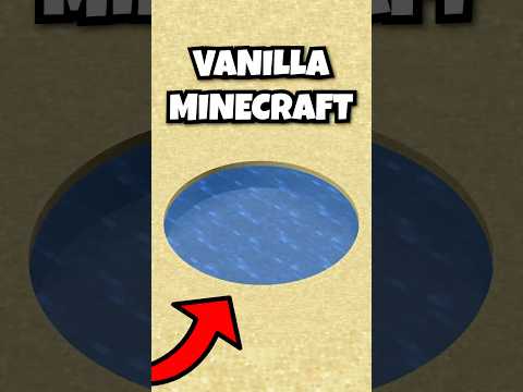Perfect Circle In Minecraft NO MODS!! #shorts