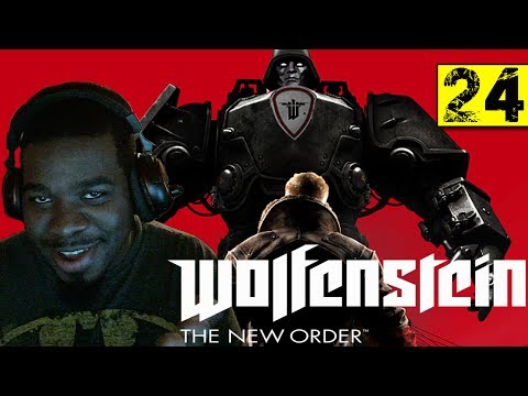 Wolfenstein The New Order Gameplay Walkthrough Part 24 - Bridge - Wolfenstein Black Guy